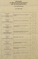 Wahlzettel OB-Wahl Bamberg 2026