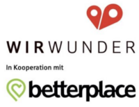Logo der Sparkasse Bamberg "WirWunder" in Koop. mit betterplace