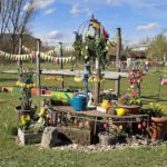 Osterbrunnen zur Saison-Eröffnung der Bienen-InfoWabe 2026 am Ostersonntag