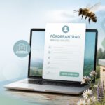 Symbolbild Digitaler Förderantrag ImkereiSymbolbild Digitaler Förderantrag Imkerei, generiert mit CHATGPT