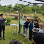 Grundschule Forchheim-Reuth, Klasse 3a zum Schulbienen-Unterricht / Schulbienenführung in der Bienen-InfoWabe, Bienen-leben-in-Bamberg.de