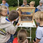 Grundschule Forchheim-Reuth, Klasse 3a zum Schulbienen-Unterricht / Schulbienenführung in der Bienen-InfoWabe, Bienen-leben-in-Bamberg.de