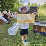 Öffentliche Honigernte zur BIWa-Sonntagsöffnung am Bienenweg in Bamberg / Iniative Bienen-leben-in-Bamberg.de
