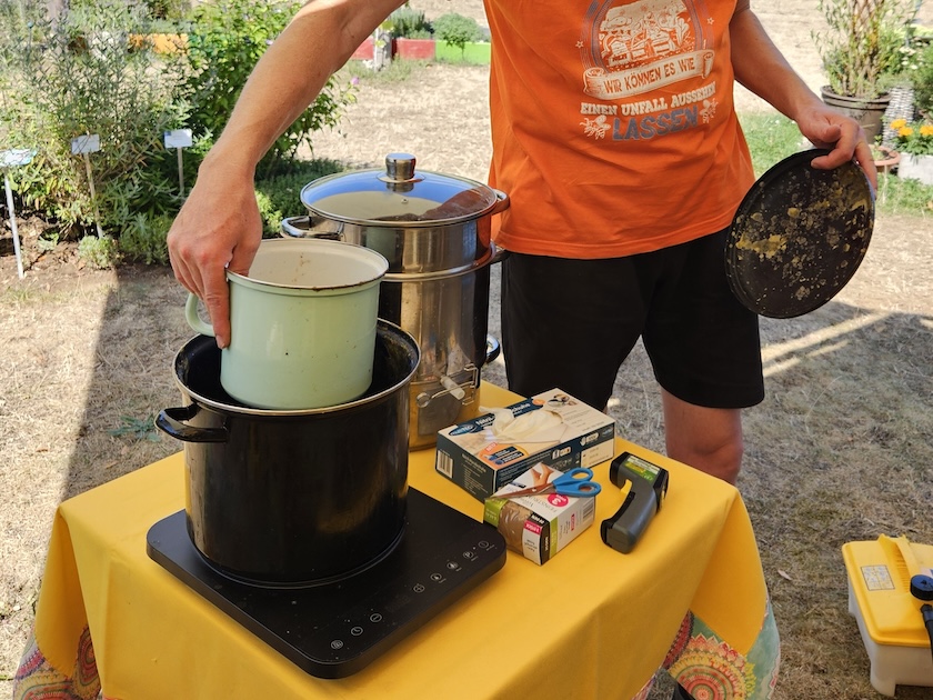Imker-Anfängerkurs, Modul 10, Wachsverarbeitung / BLIB-Imkerkurs für Anfänger / Bienen-leben-in-Bamberg.de